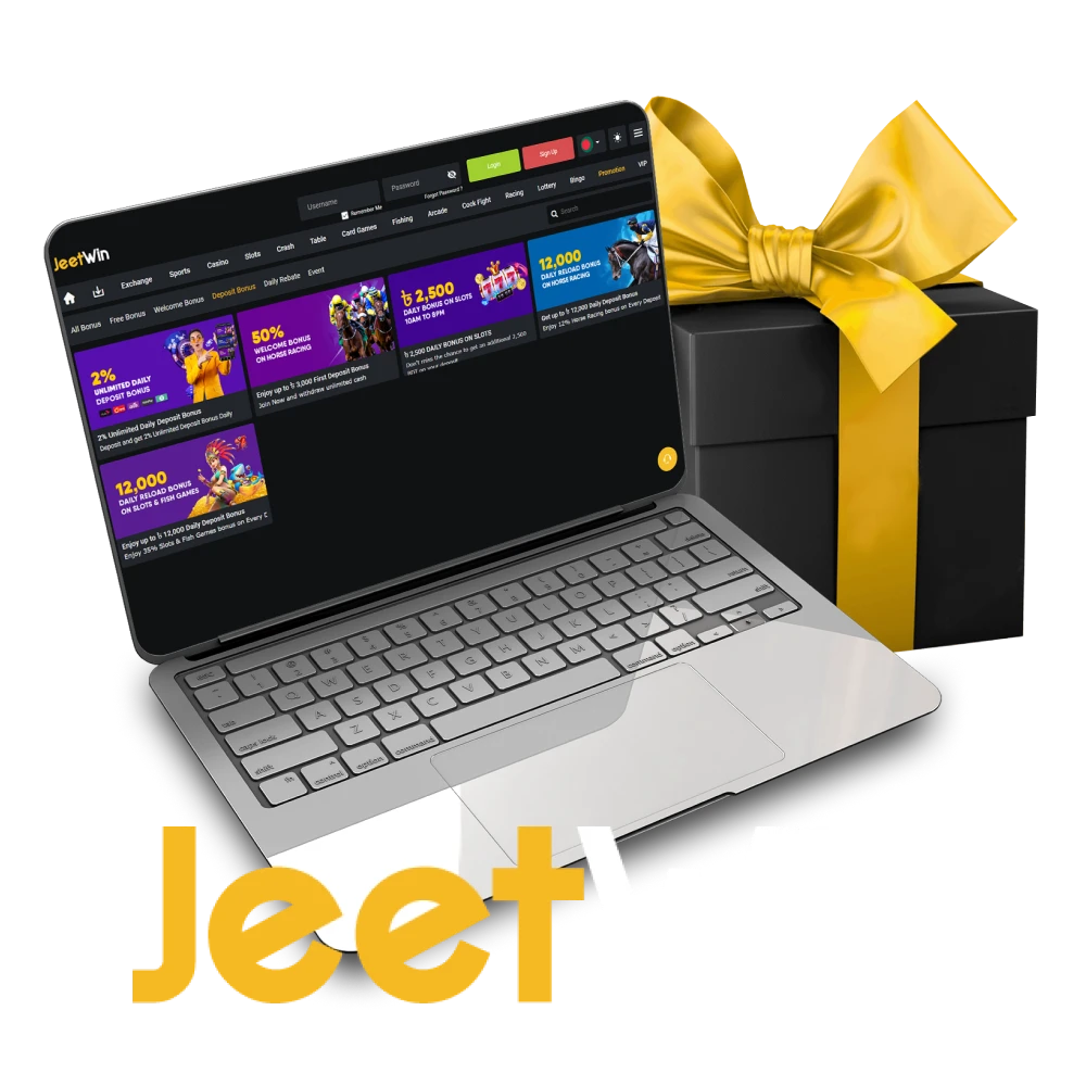 We will tell you about bonuses from Jeetwin.