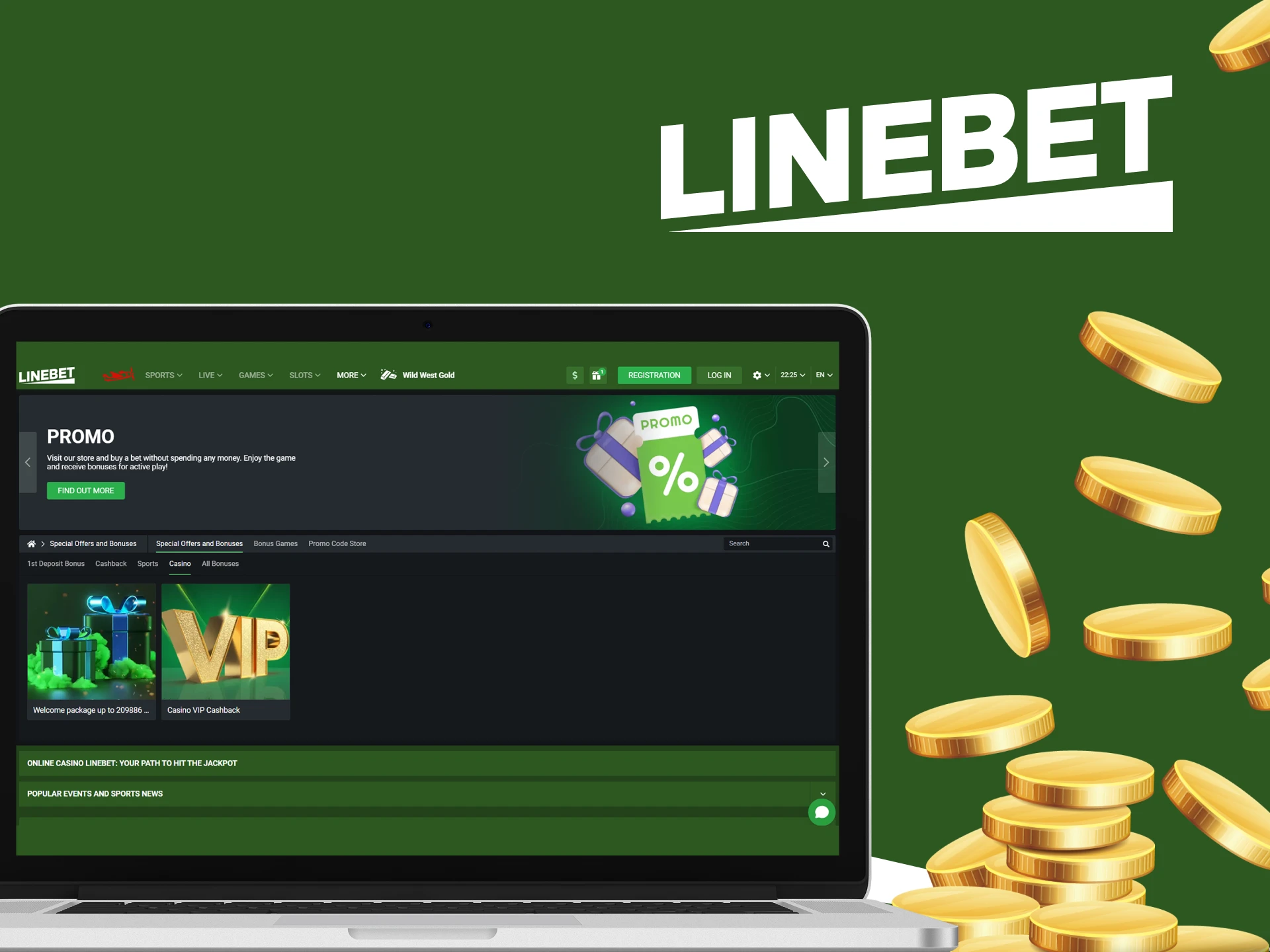 Linebet has many different bonuses for users.