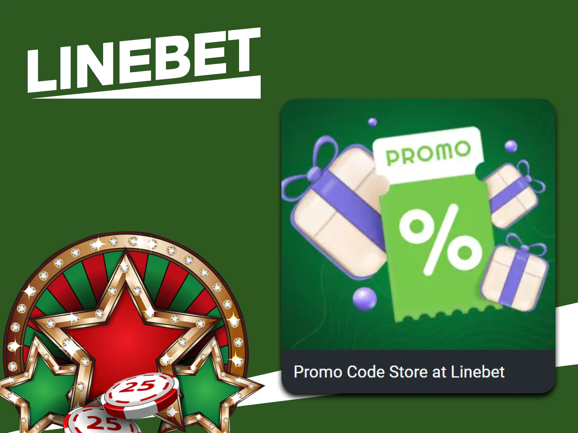 You can use a promotional code on the Linebet website.