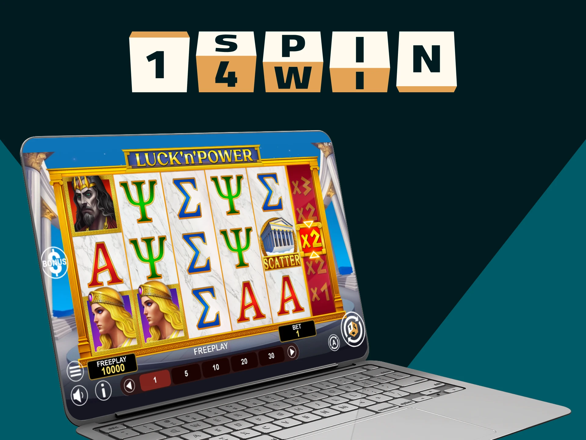 Try video slots from 1spin4win.