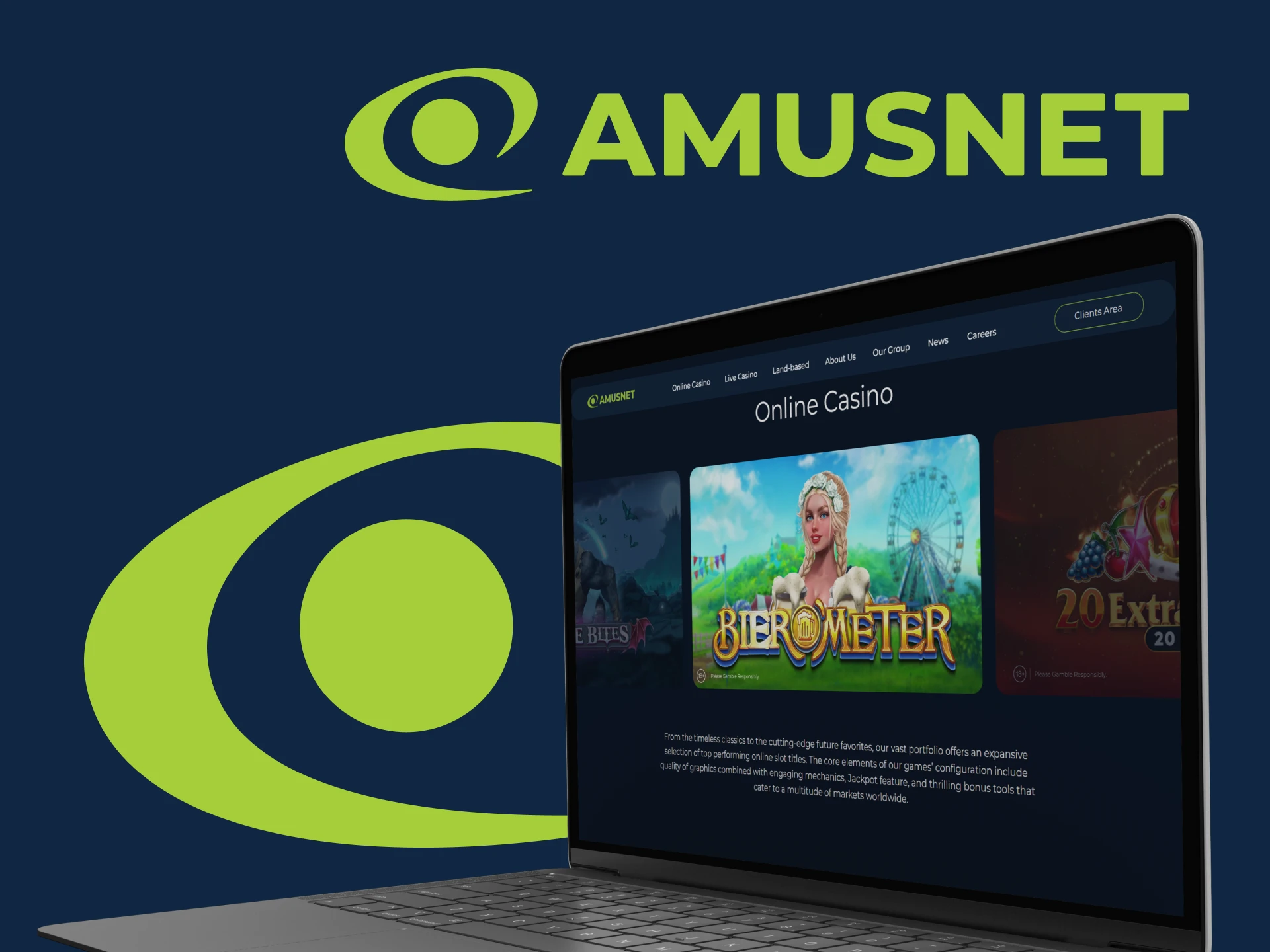 Amusnet is a great choice for gaming.