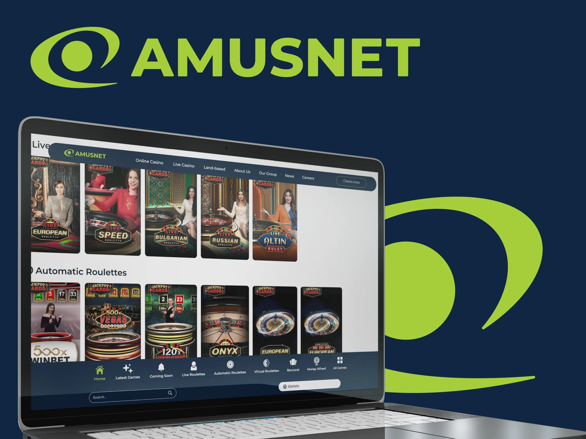 Amusnet is ideal for board games.