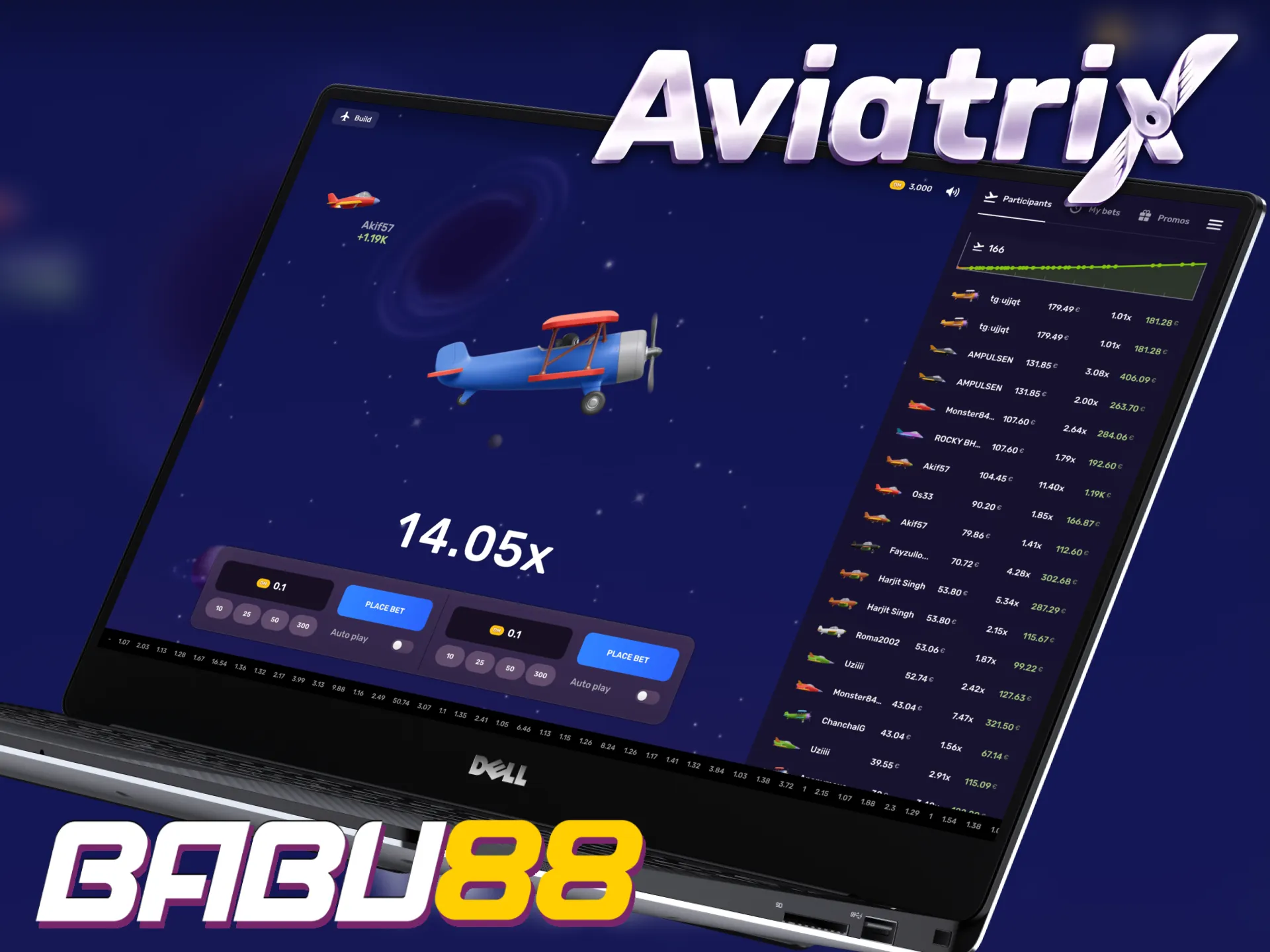 Aviatrix game online is easy to find at BABU88.