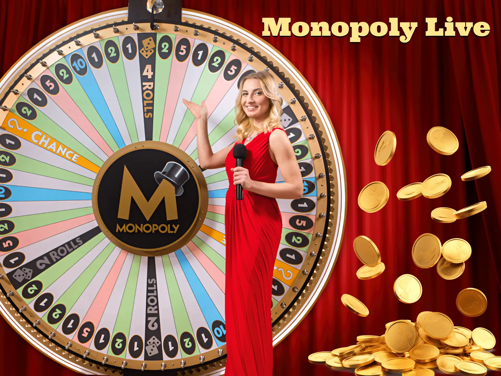 Monopoly Live is a unique live casino game.