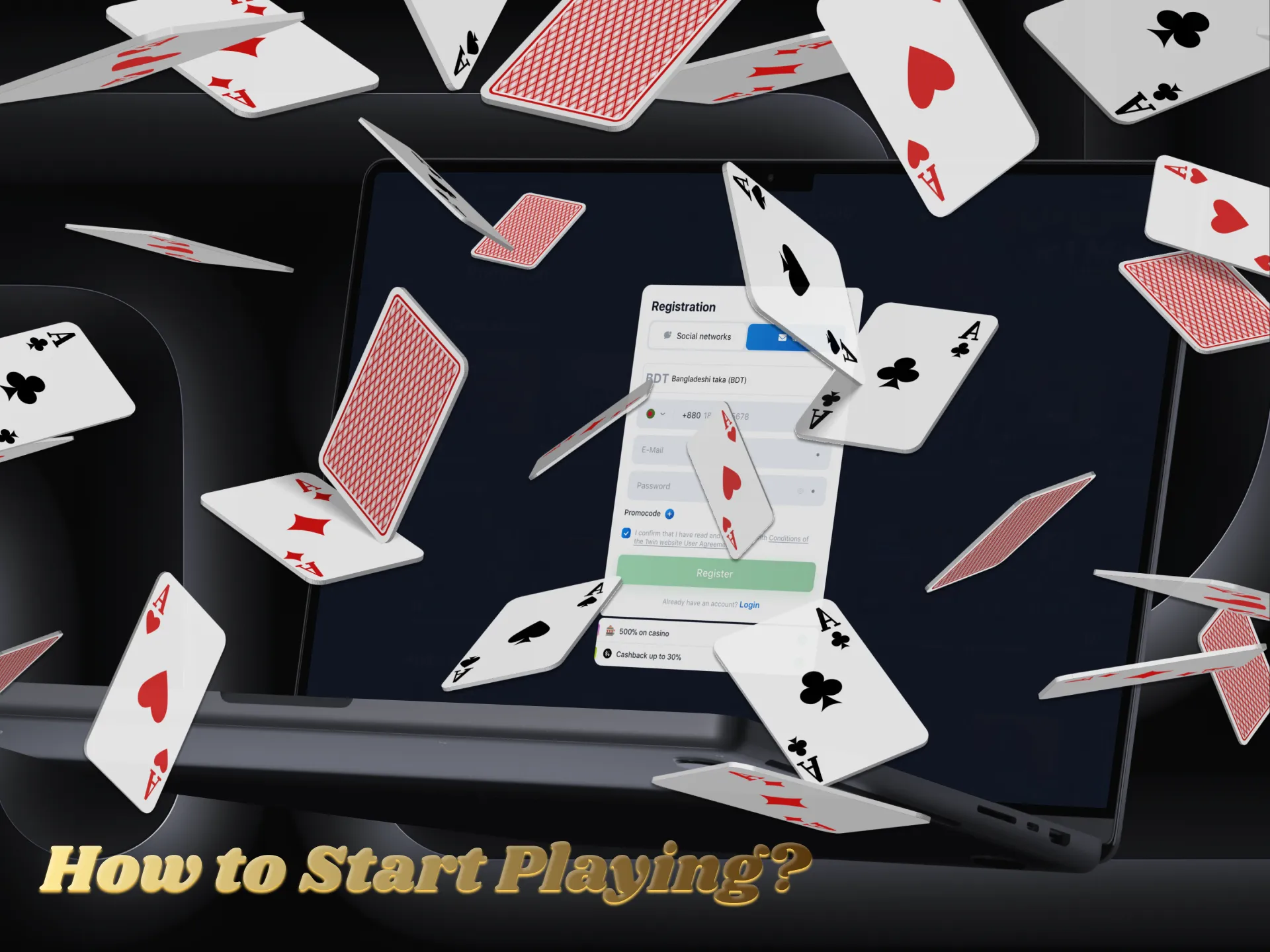 Start playing live casino games in Bangladesh.