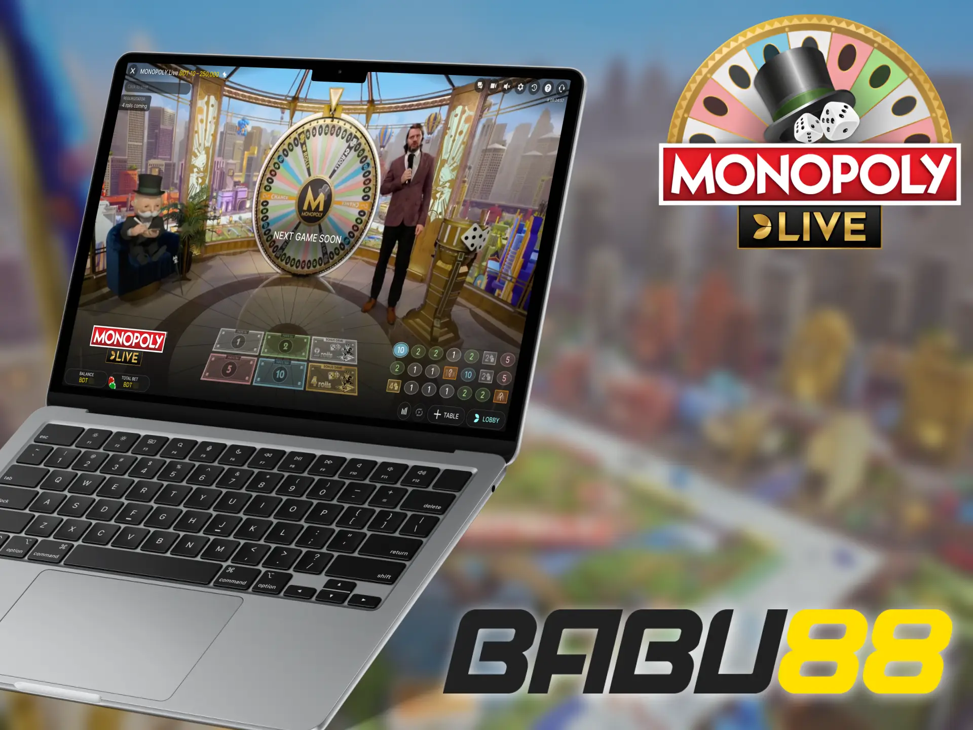 BABU88 offers an easy registration process for playing Monopoly Live.