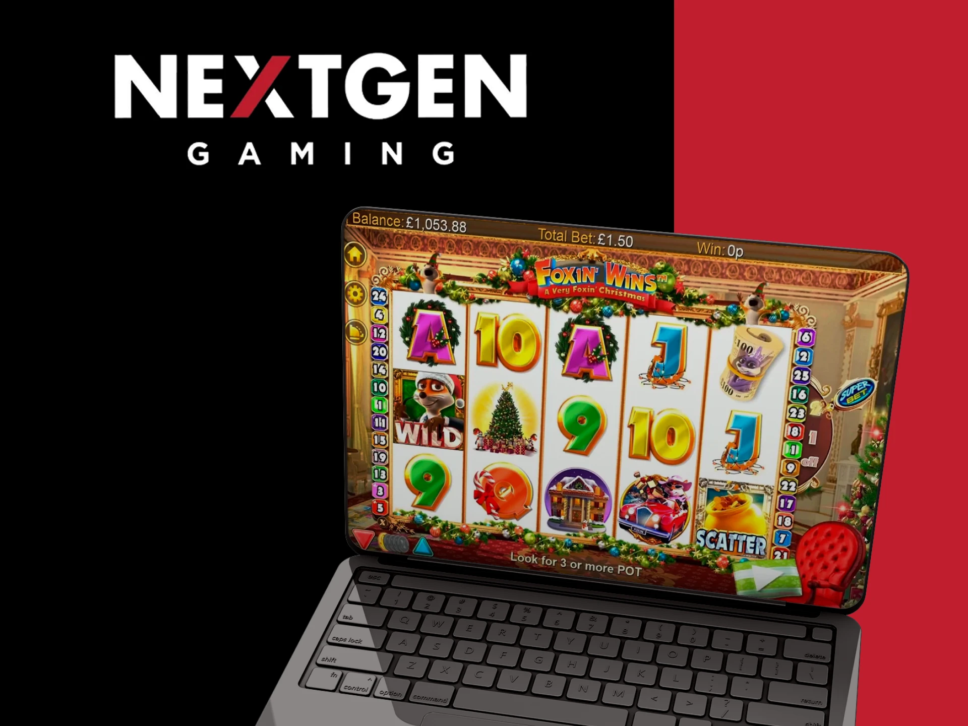 You can play slots from Nextgen.