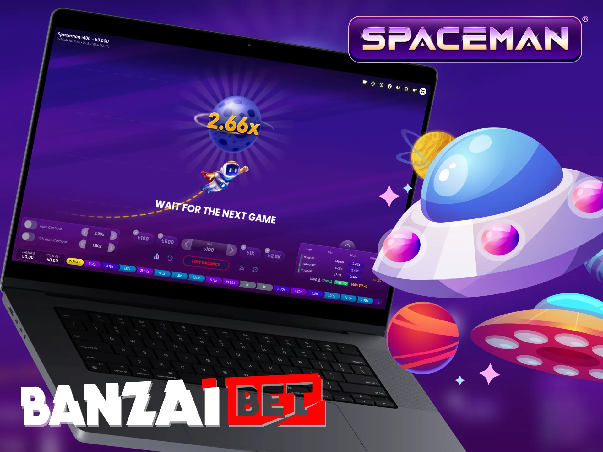 At Banzaibet, starting Spaceman is an easy process.