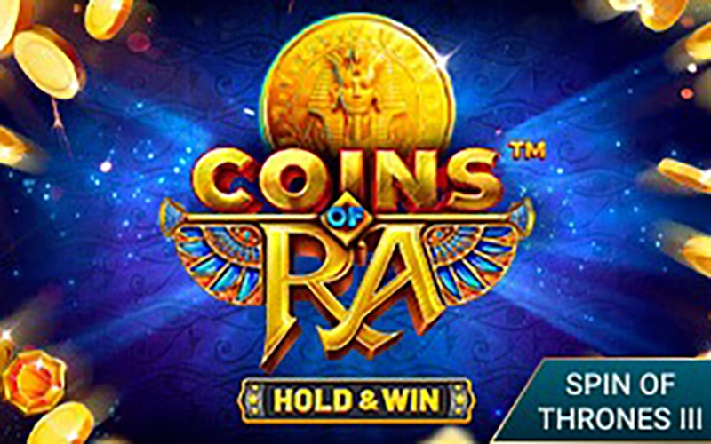 Increase your balance at 1xBet Casino thanks to the famous Coins of Ra game.