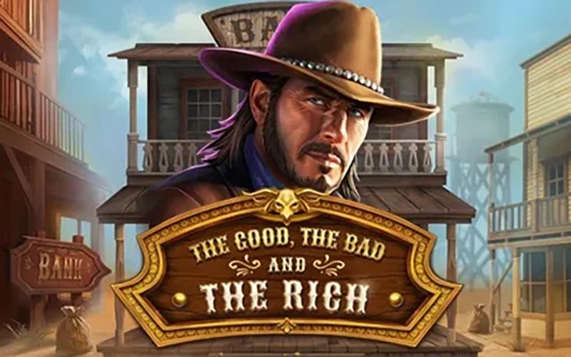 High return percentages and big multipliers are available in The Good, The Bad and The Rich game from Babu88 casino.