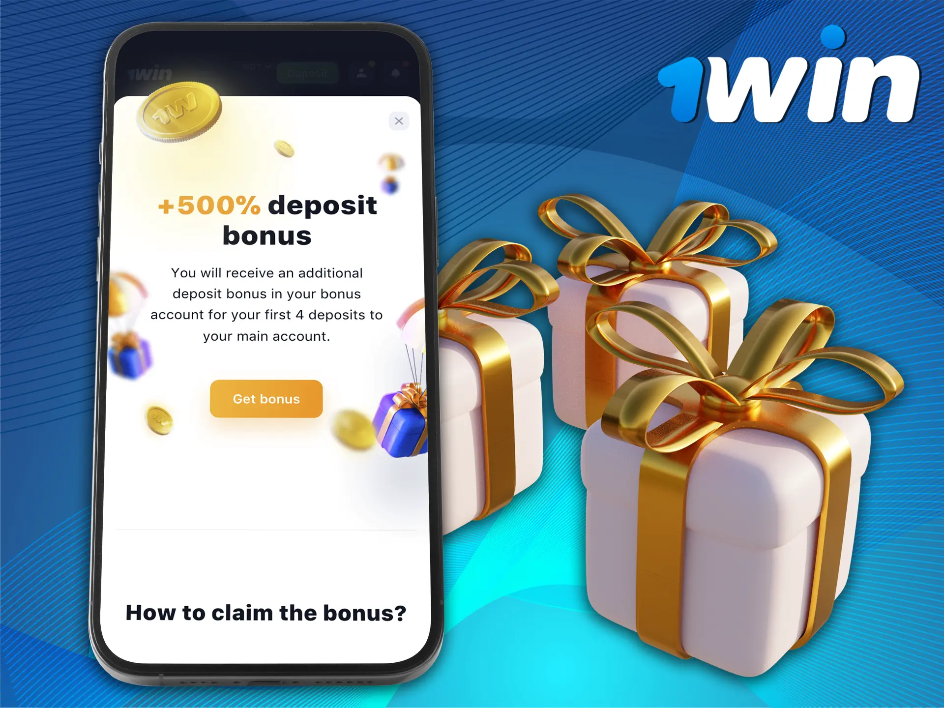 The biggest deposit bonuses are available on the 1Win Casino app and website.