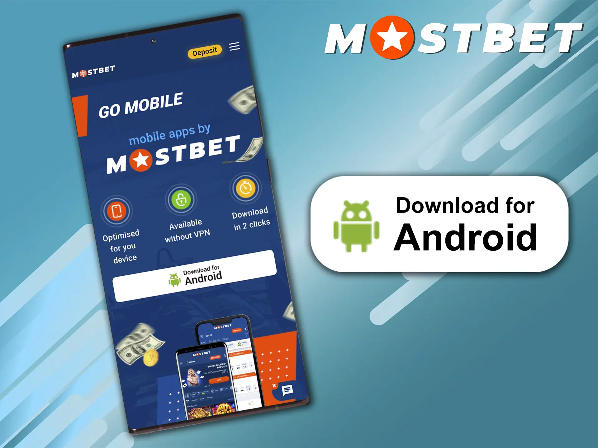 Learn how to efficiently complete the installation of the Mostbet app on your Android device.