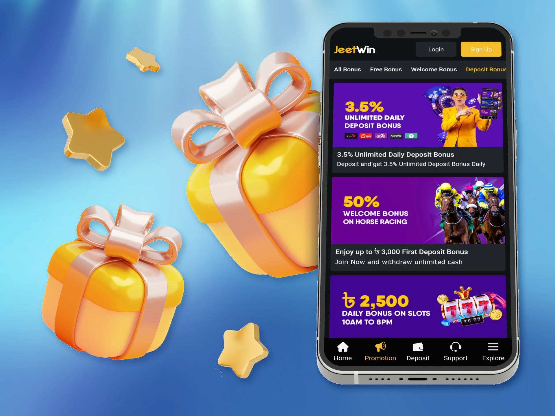 Explore the bonuses offered by online casino apps in Bangladesh.