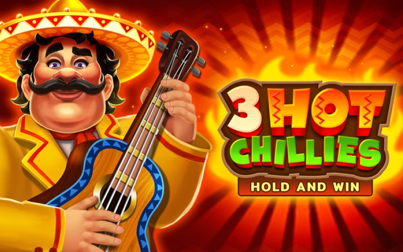 Join the fun with the 3 Hot Chillies slot game in the Pin Up online casino.