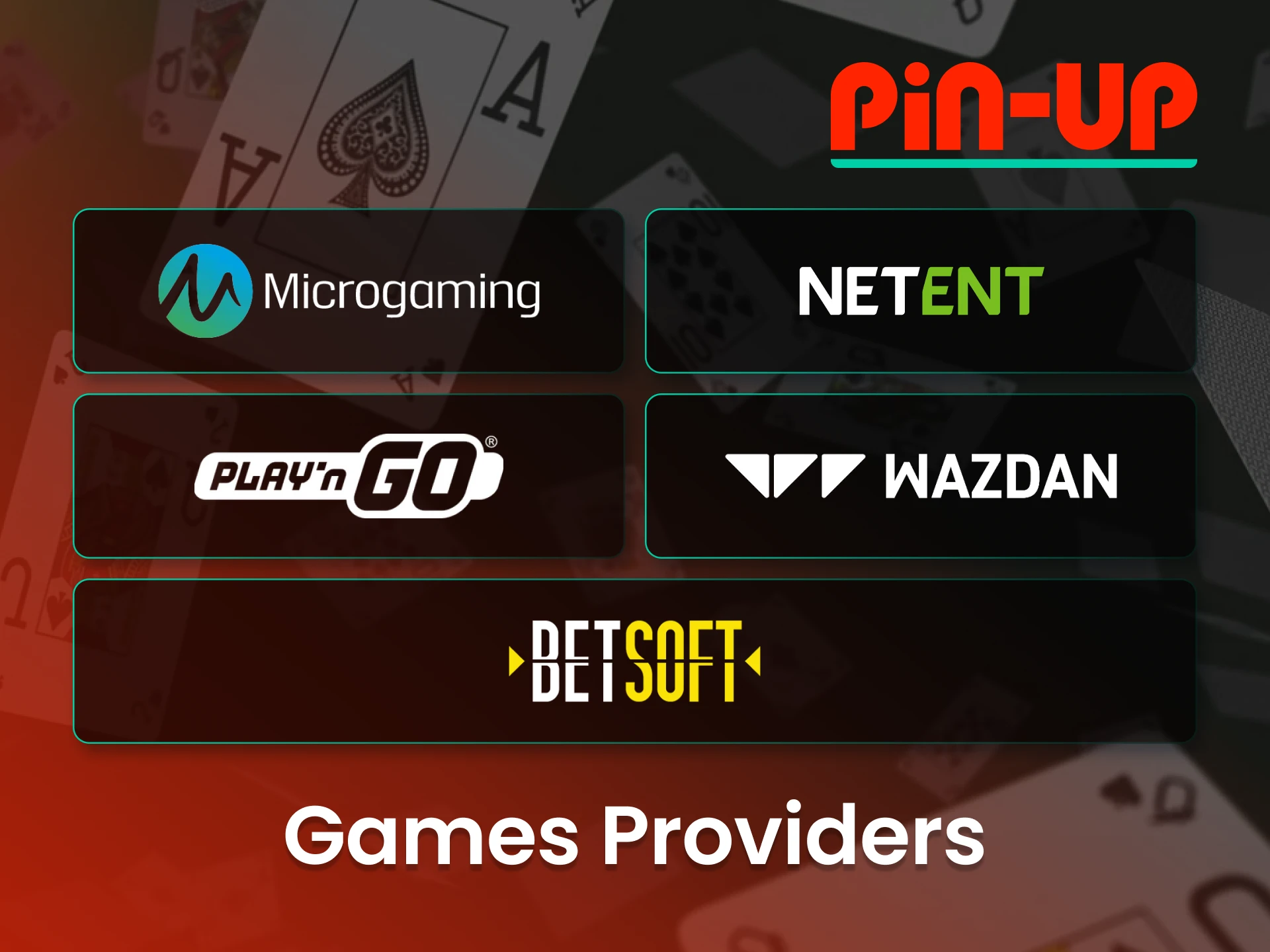 Enjoy games from reliable providers at the Pin Up online casino.